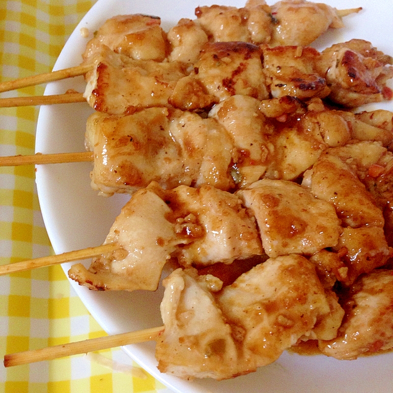 焼き鳥☆鶏むね肉で♪