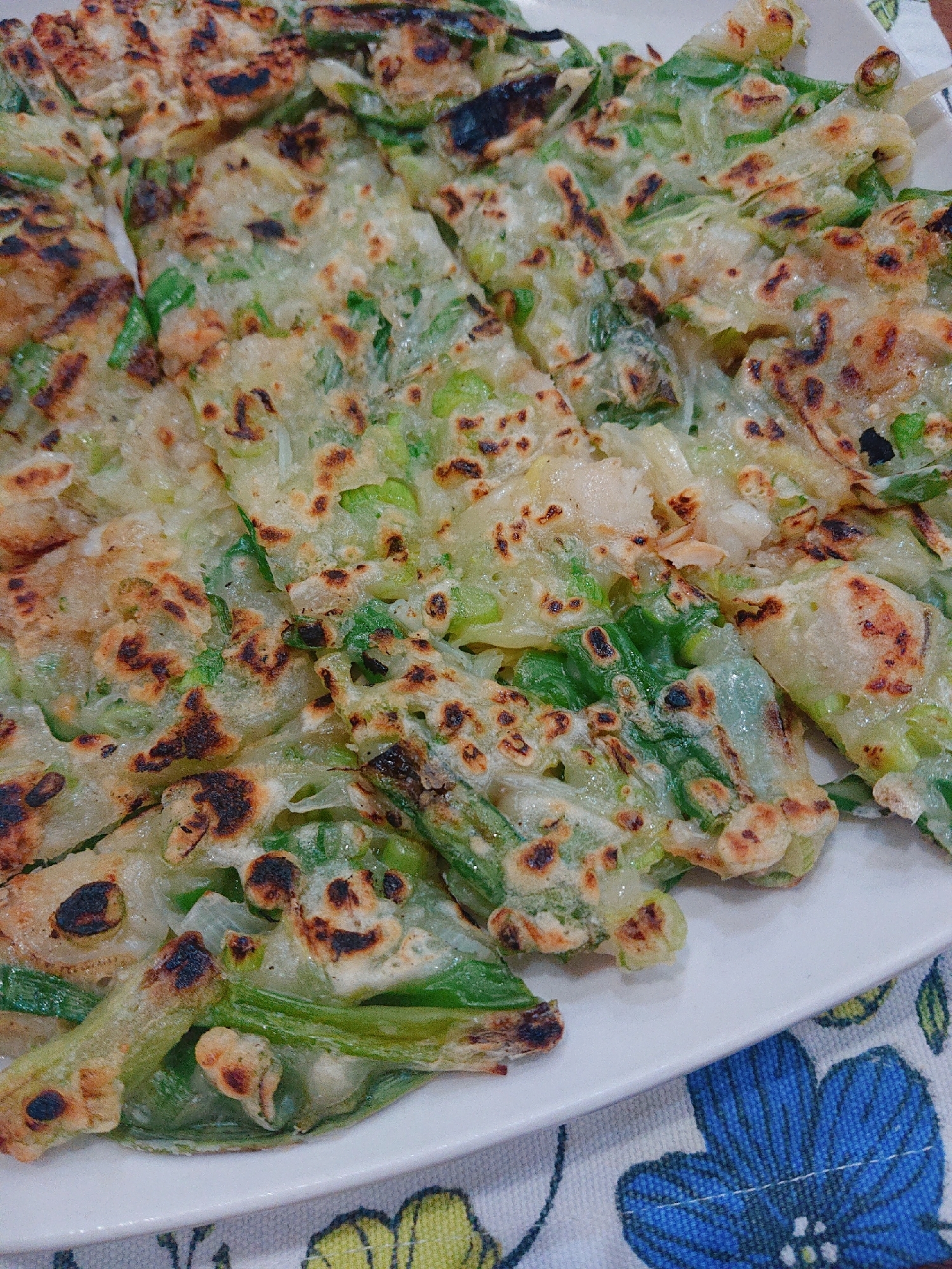 わけぎ消費に！わけぎのちぢみ
