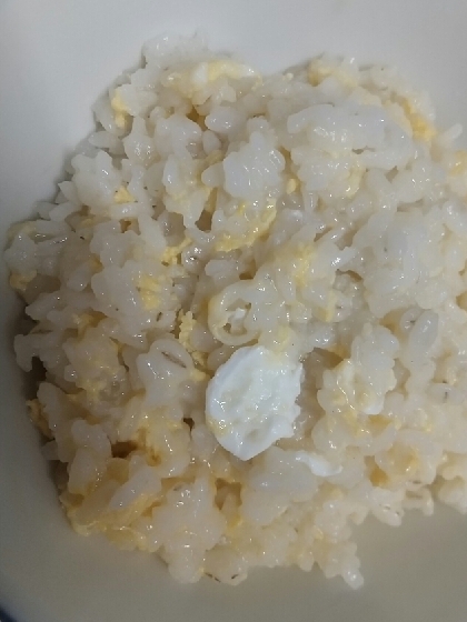 固くなったご飯をリメイク☆かきたま雑炊
