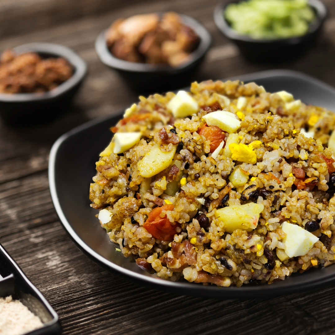 もっと国産チーズトムヤムカオルパット（泰風焼き飯）