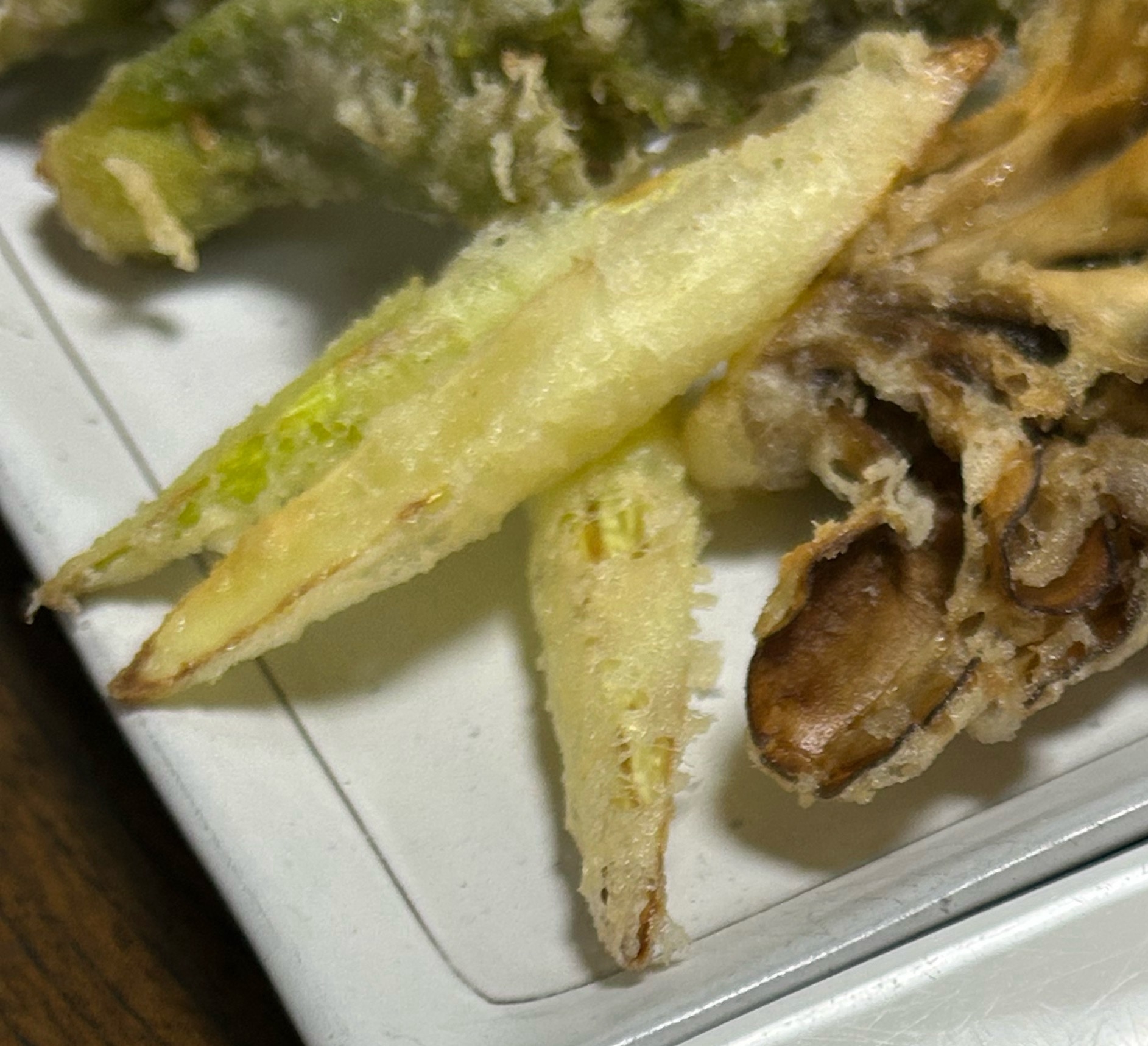 ニンニクの芽の天ぷら