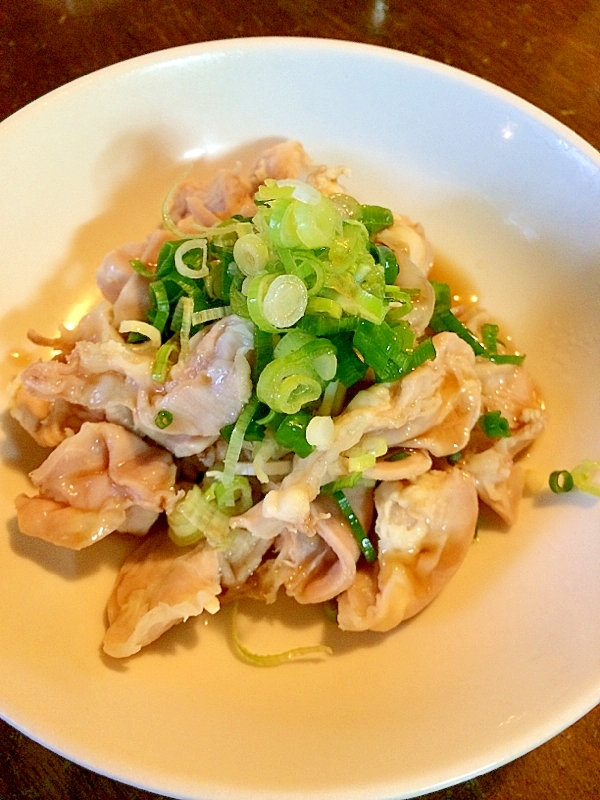 居酒屋メニュー 鶏ハラミのネギポン酢 レシピ 作り方 By きのこのみみ 楽天レシピ