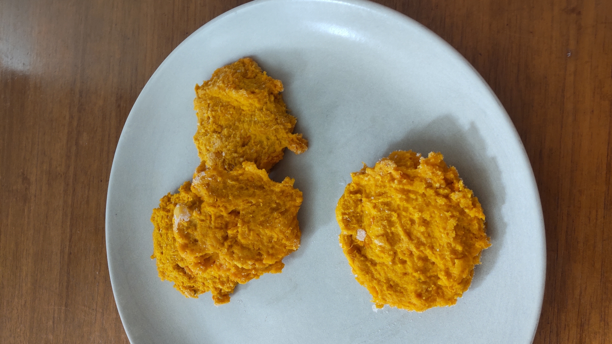 低糖質!レンジでかぼちゃとおからのパンケーキ風