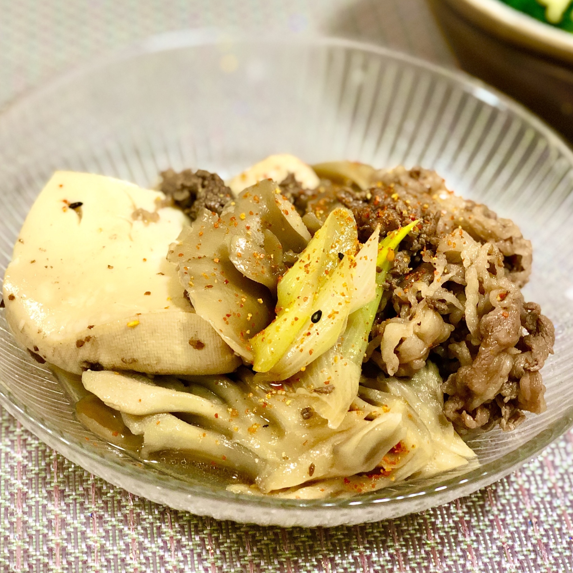 肉豆腐♩舞茸入り。簡単サッと作れます☆