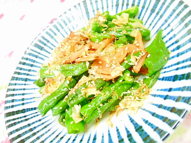 ヨシダソースde❤ピーマンと魚肉ソーセージ炒め❤
