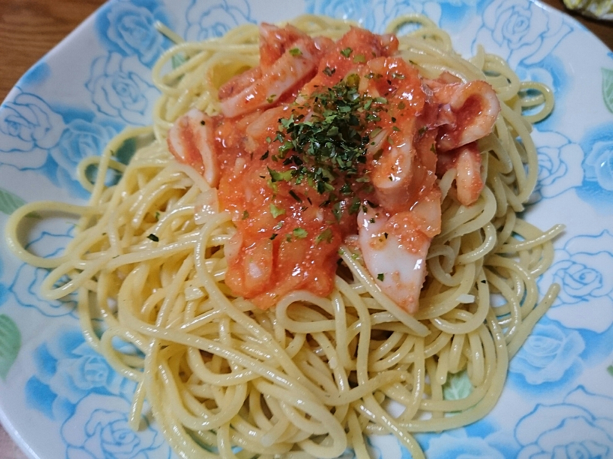 いかめんたいパスタ