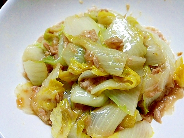 レンジで10分! 白菜のシーチキン蒸し!