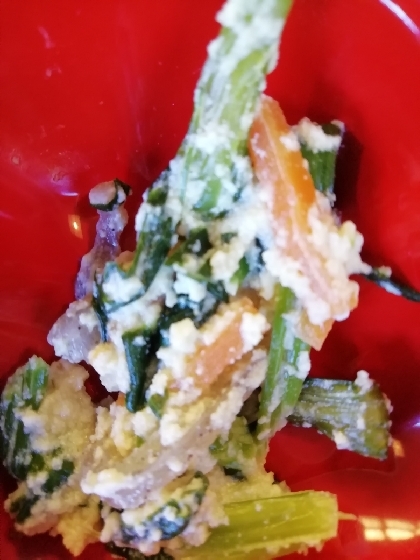 副菜★ほうれん草の白和え