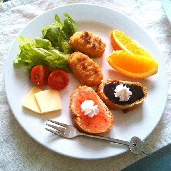 子供が喜ぶ2つの味バゲット 朝ごはんプレート レシピ 作り方 By Kuuuma 楽天レシピ 子供が喜ぶ2つの味バゲット 朝ごはんプレート レシピ 作り方 By Kuuuma 楽天レシピ