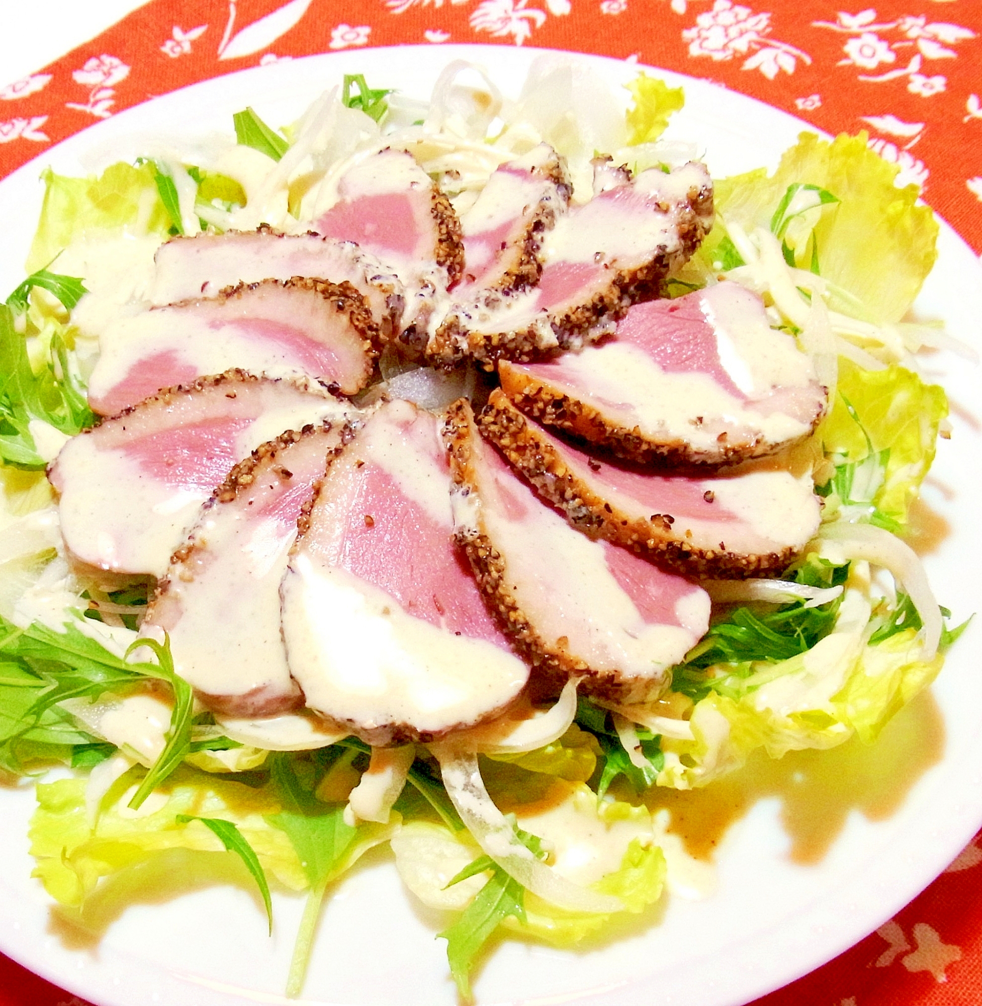 合鴨のカルパッチョ