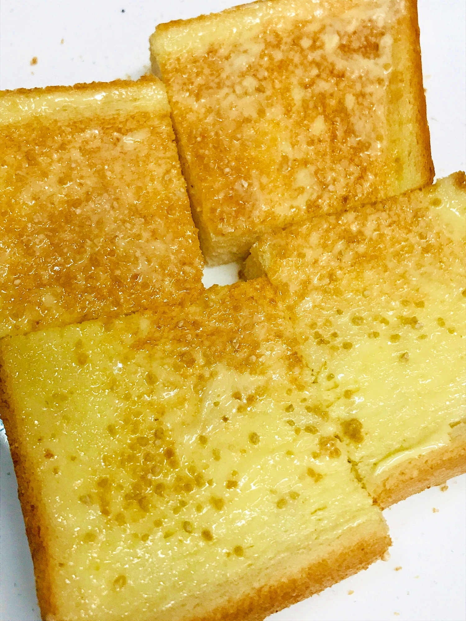 シンプルスイーツトースト●練乳＆砂糖バタートースト