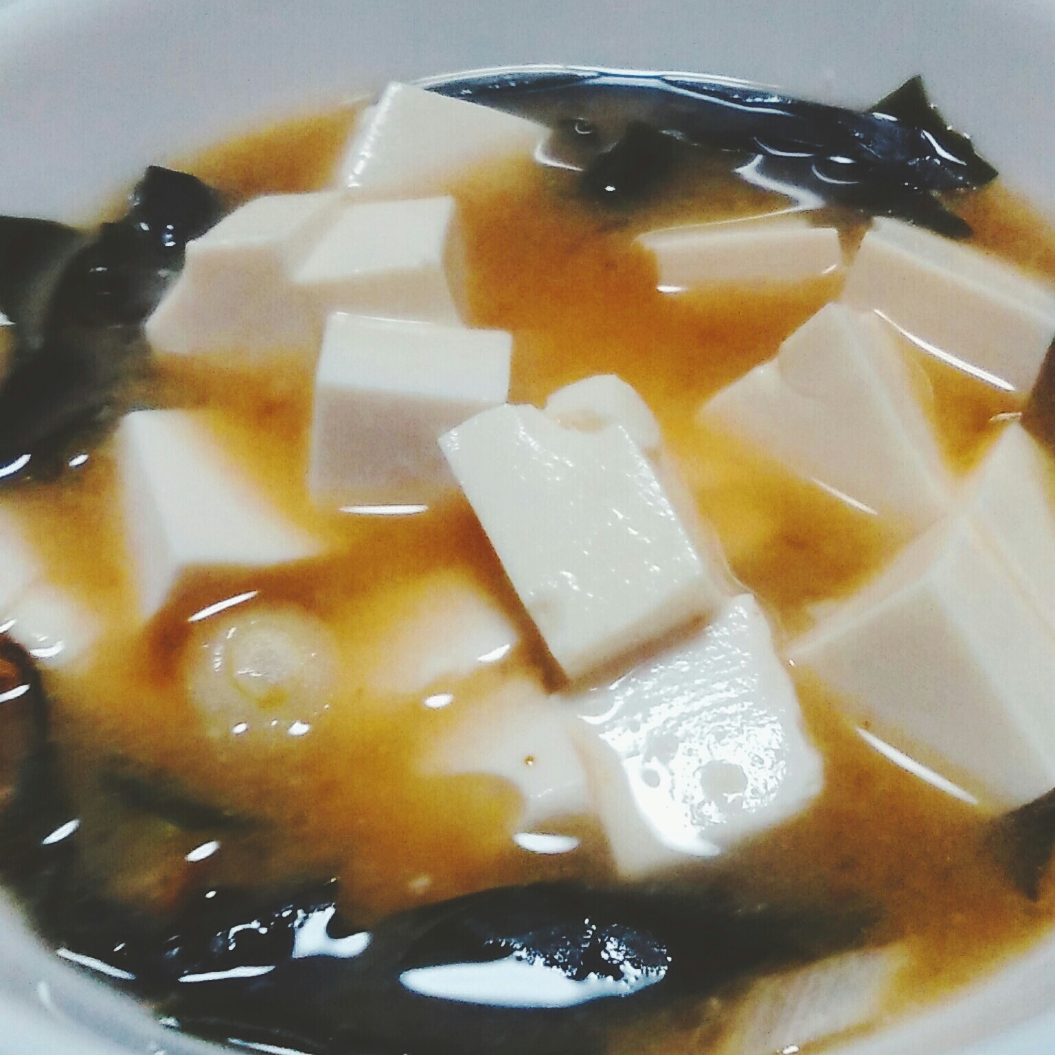 豆腐を食べよう味噌汁