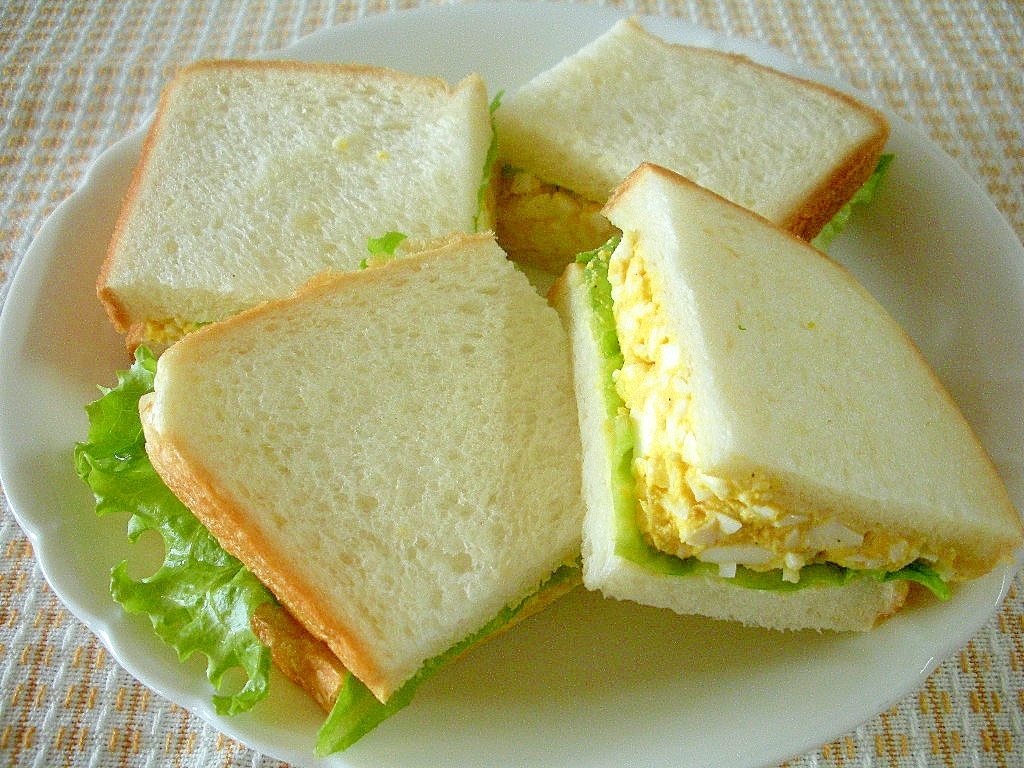 ☆フリルレタスと卵のサンドイッチ☆