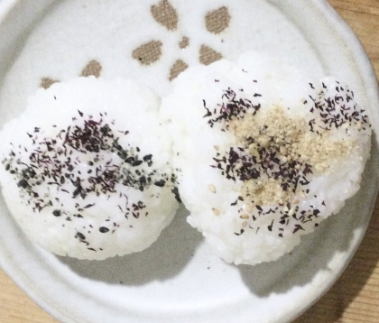 胡桃みそのおにぎり弁当