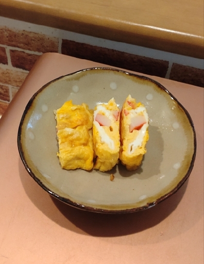 カニカマ卵焼き♪ْ˖⋆≡[ﾟ ﾟ]≡♪ْ˖⋆