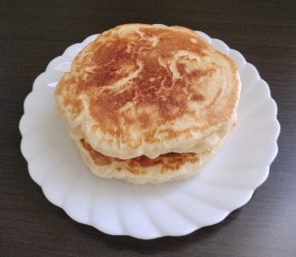 お餅でふんわり和風パンケーキ