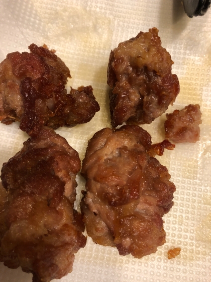 マヨ醤油の豚こま唐揚げ