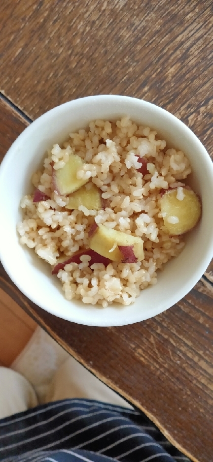 玄米で、作りました。
やさしい味で、おいしかったです。