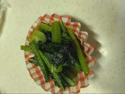 小松菜の一番美味しい食べ方！小松菜の胡麻和え