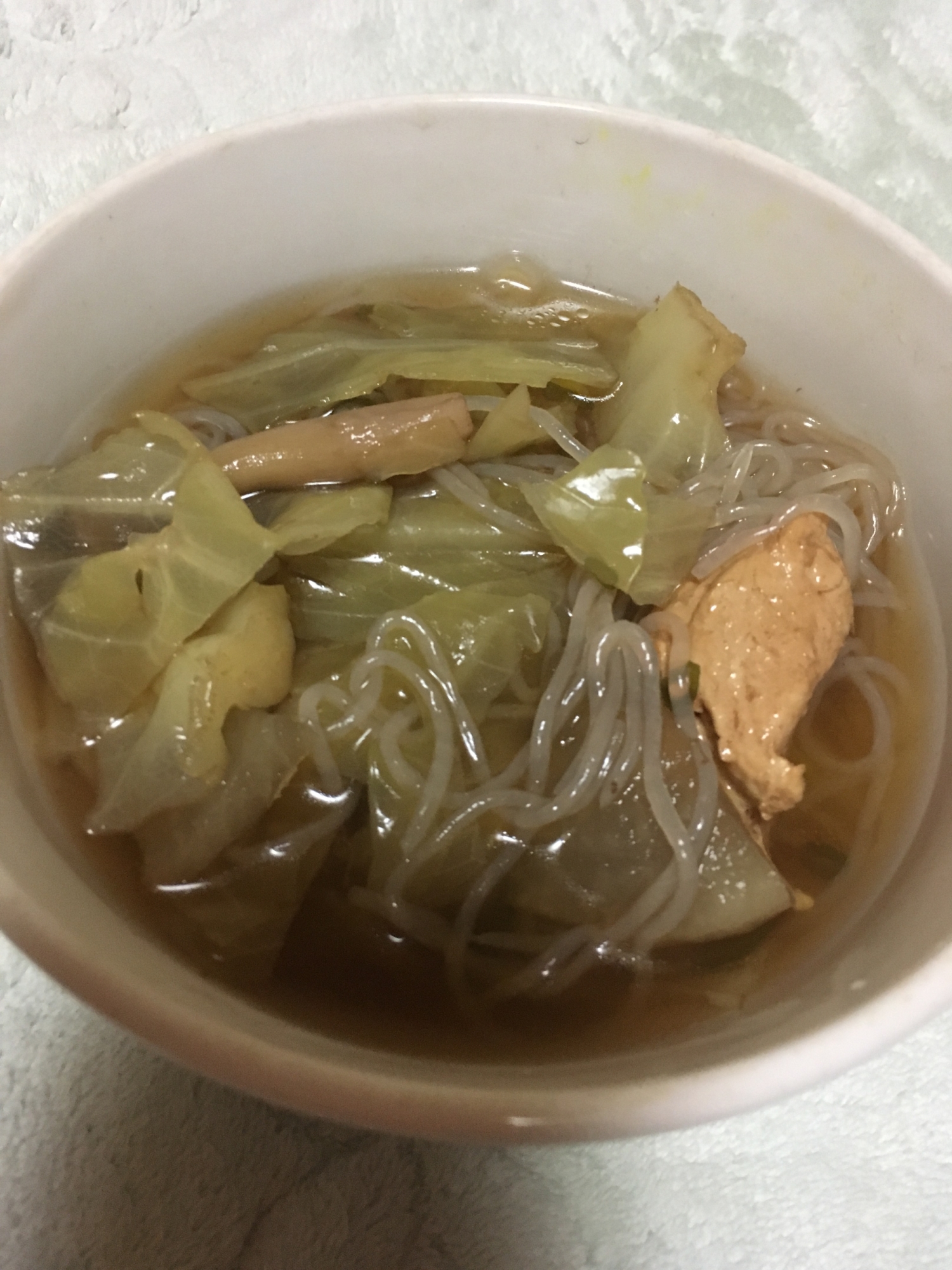 ダイエット中でもお腹満足♪しらたきと鶏胸肉の野菜汁