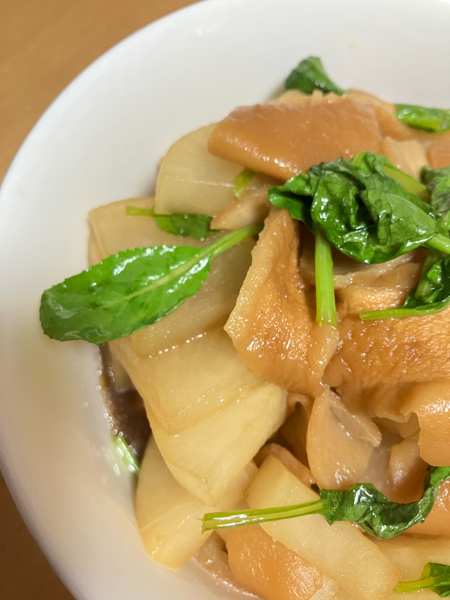 フライパンで簡単！大根とお麩の味染み炒め煮