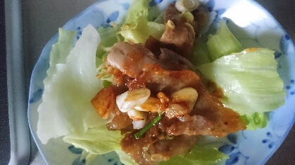にんにくも追加してみました。味噌が効いていて食欲がそそる味でしたー！とても美味しかったです(*^^*)