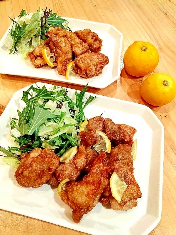 給食メニュー☆鶏モモの柚子甘ダレ