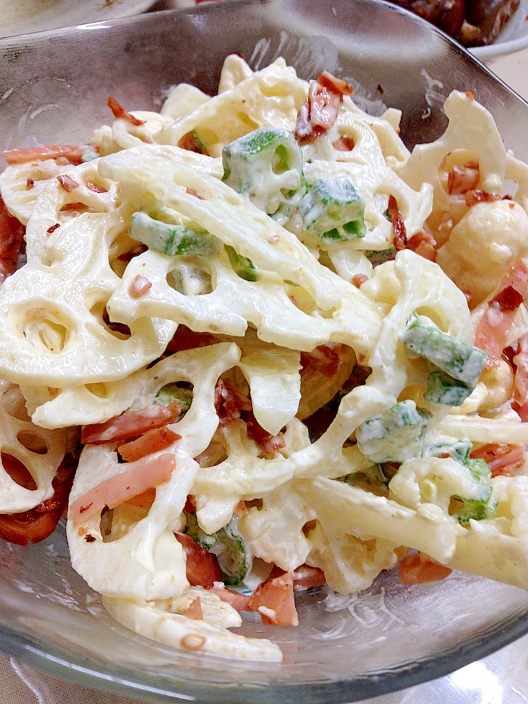 ☆彡オクラ☆彡 ◎レンコン◎ 入り惣菜風サラダ