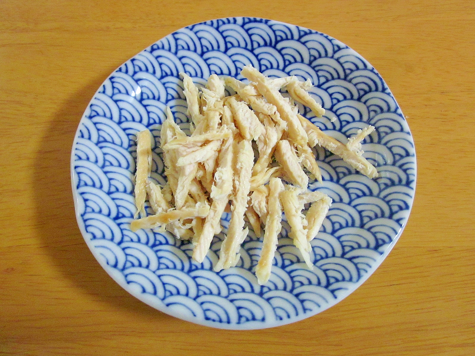 鶏むね肉で作るさきいか風おつまみ♪