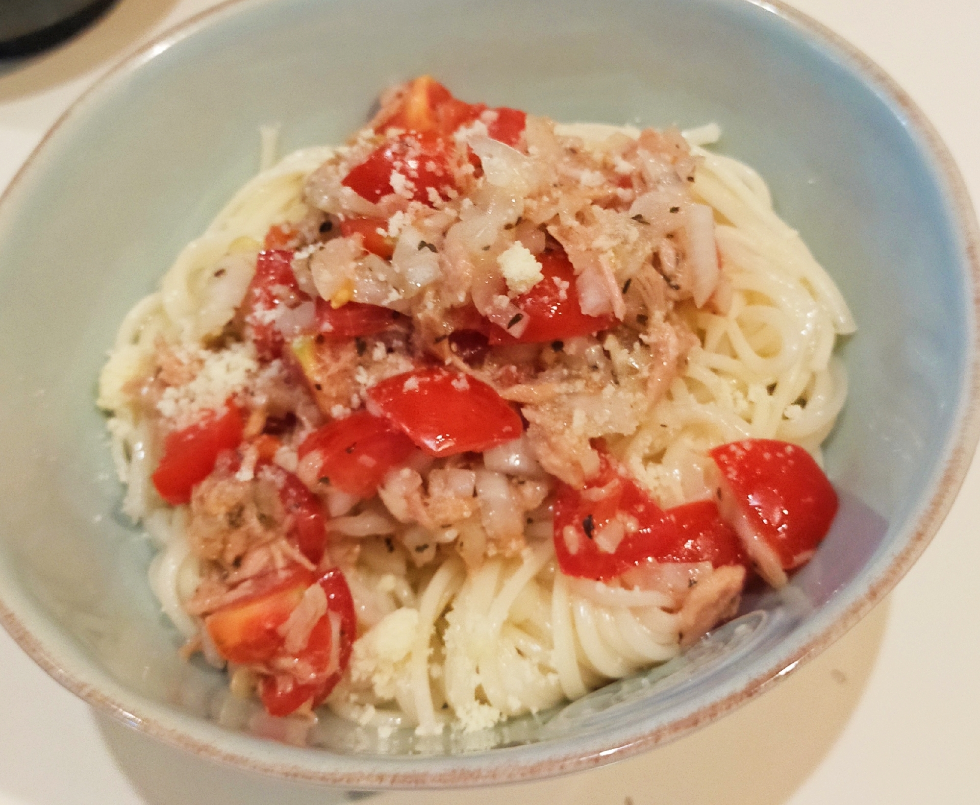 イタリアン☆ツナトマそうめん