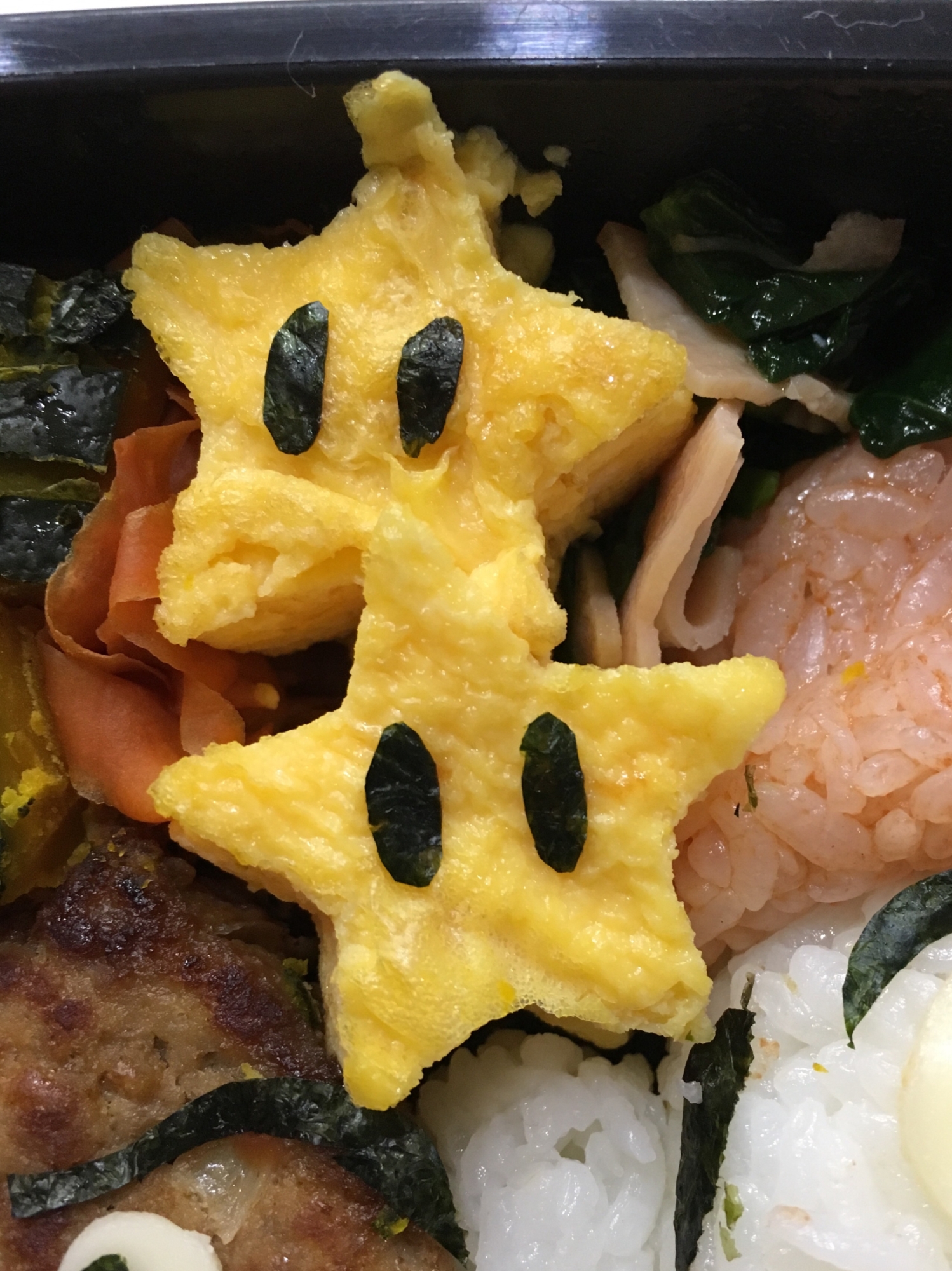 キャラ弁！！マリオのスター⭐️