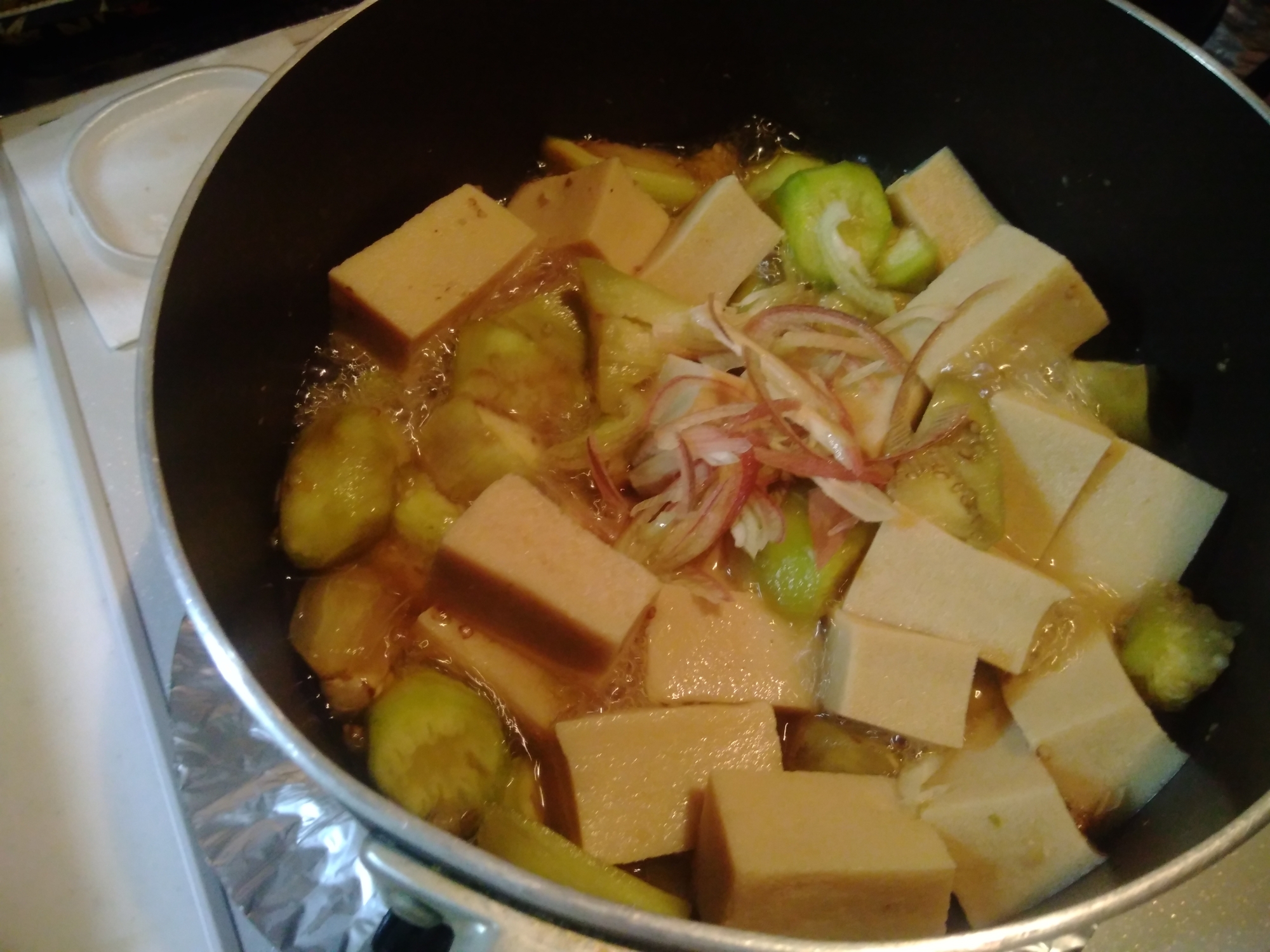 秋なすと高野豆腐の含め煮（甘さ控えめ）