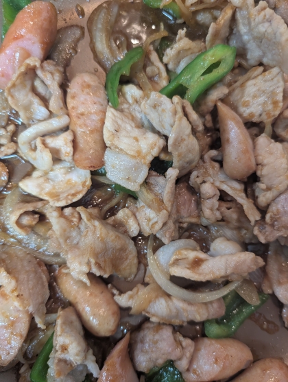 ウインナー炒めその6