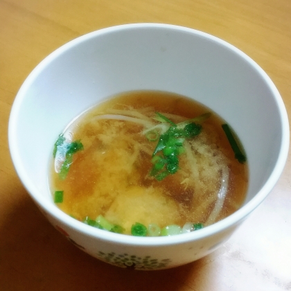 鶏団子入りもやしスープ