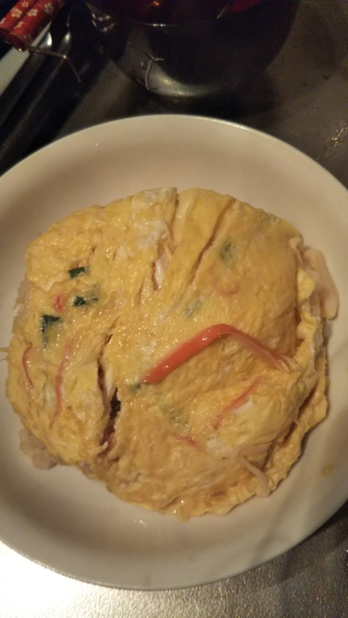 餡なしで簡単!甘酢風天津飯