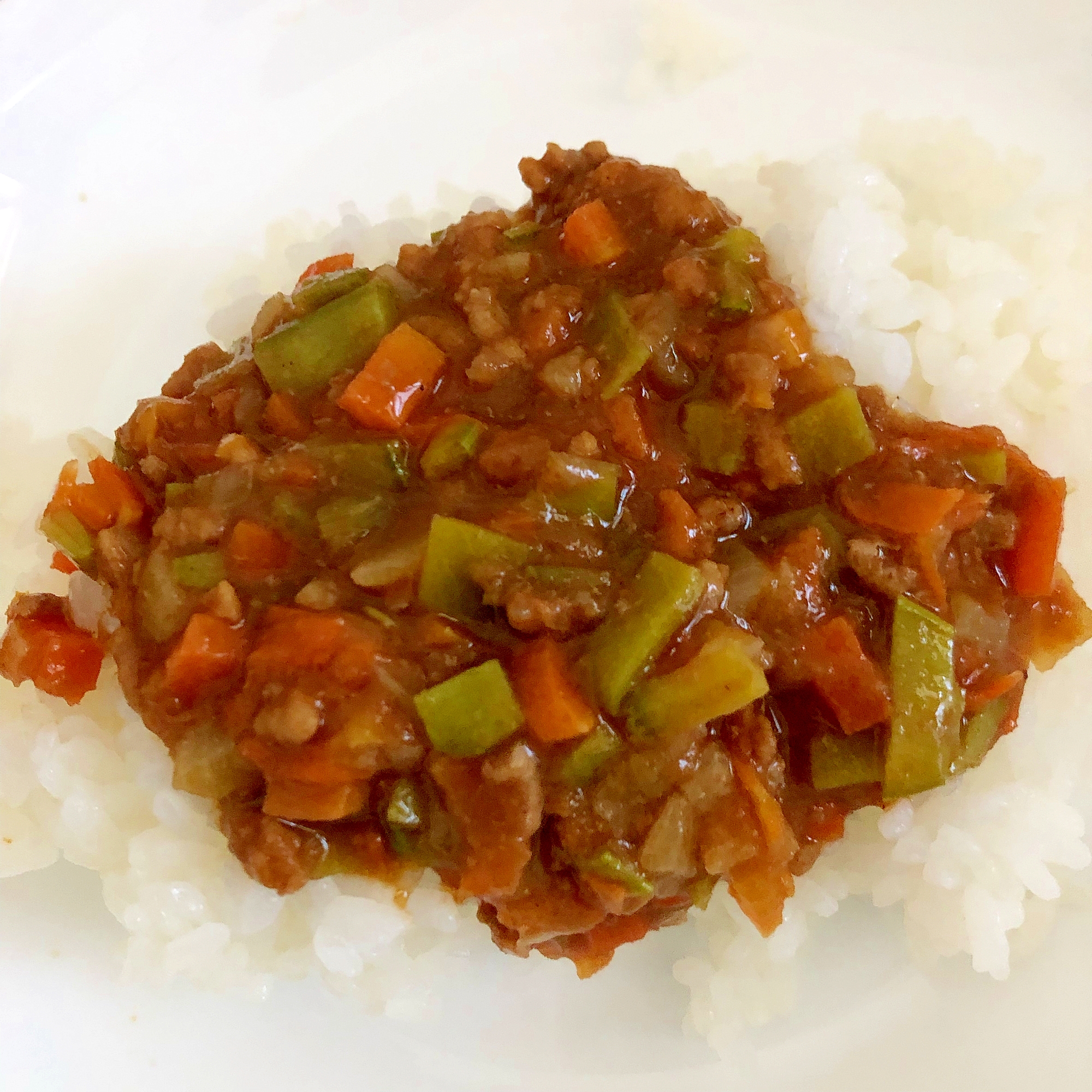 ひき肉と野菜のカレー