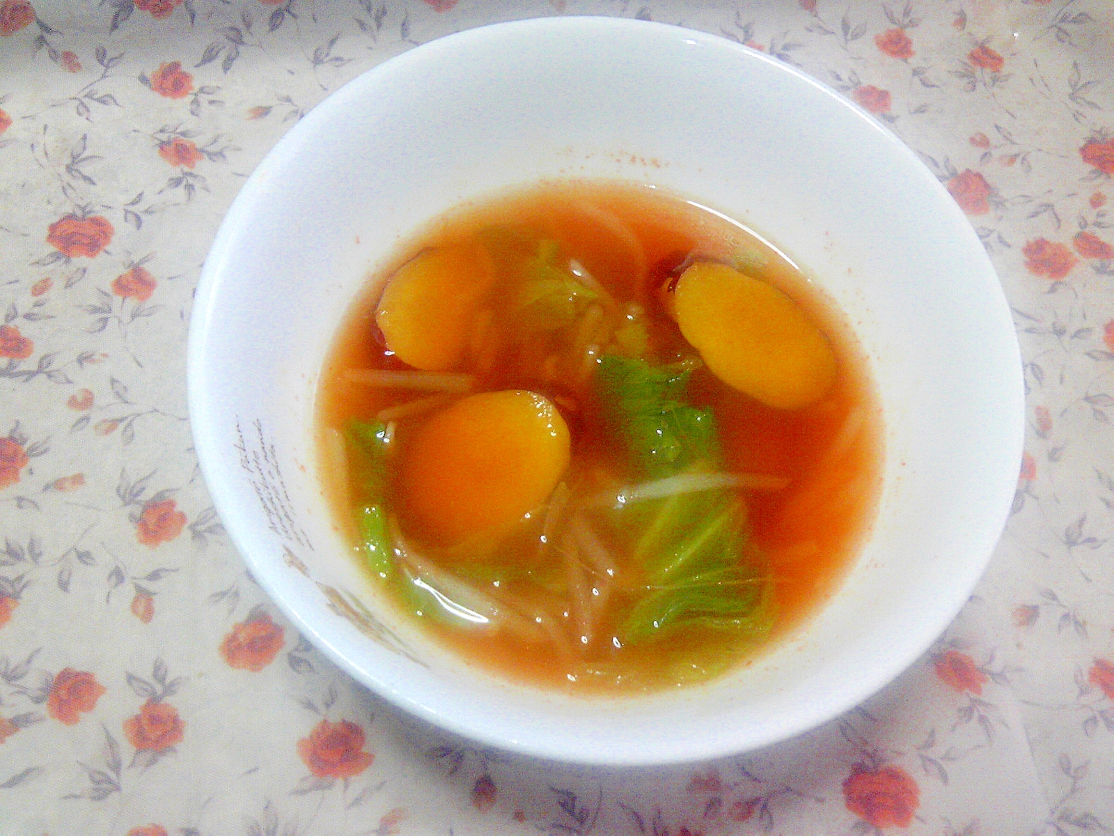 さつま芋のキムチスープ