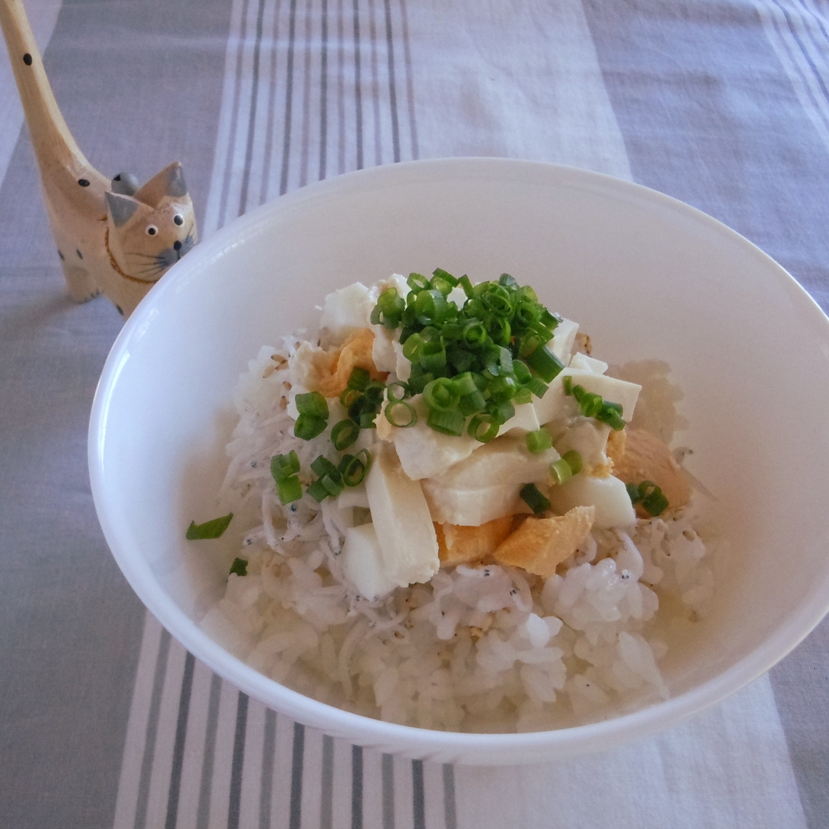 塩麹卵と塩麹豆腐で美味しい簡単丼❣