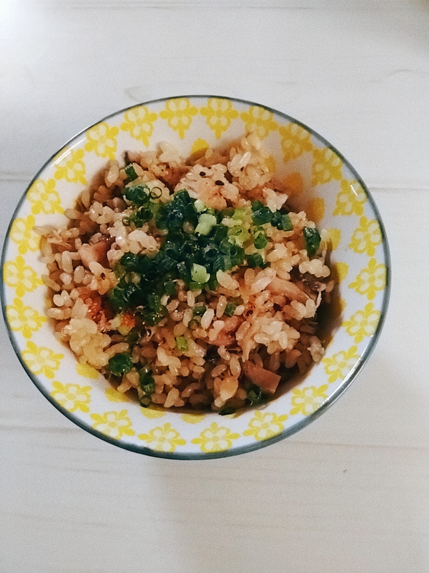 玄米と鯖缶の炊き込みご飯