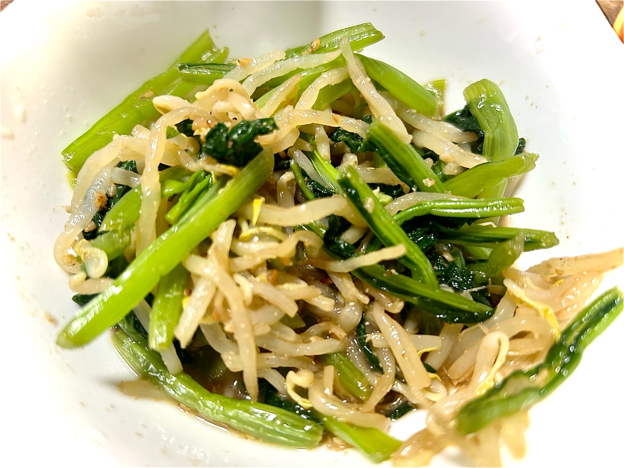 小松菜ともやしのナムル