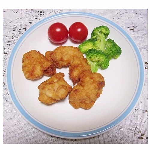 鶏もも肉のからあげ(めんつゆ)