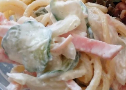 パンに合う！Wチーズスパゲティサラダ