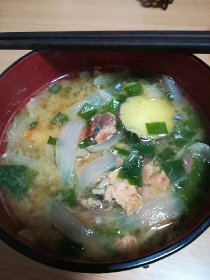 サバ缶の消費に、寒くなってきたのでちょうど良かったです。さつまいもも入れてみました。ほくほくで美味しかったです！