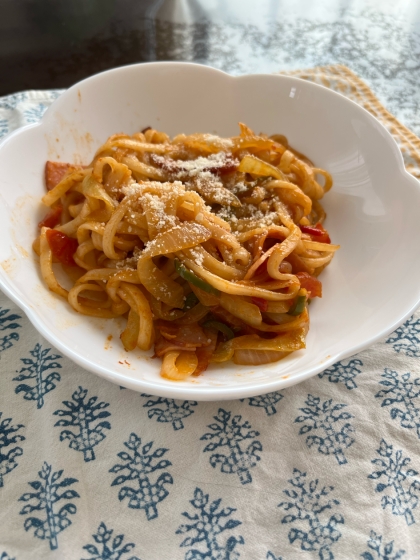 麺がもちもちしてて生パスタみたいで美味しかったです♪レシピありがとうございました！