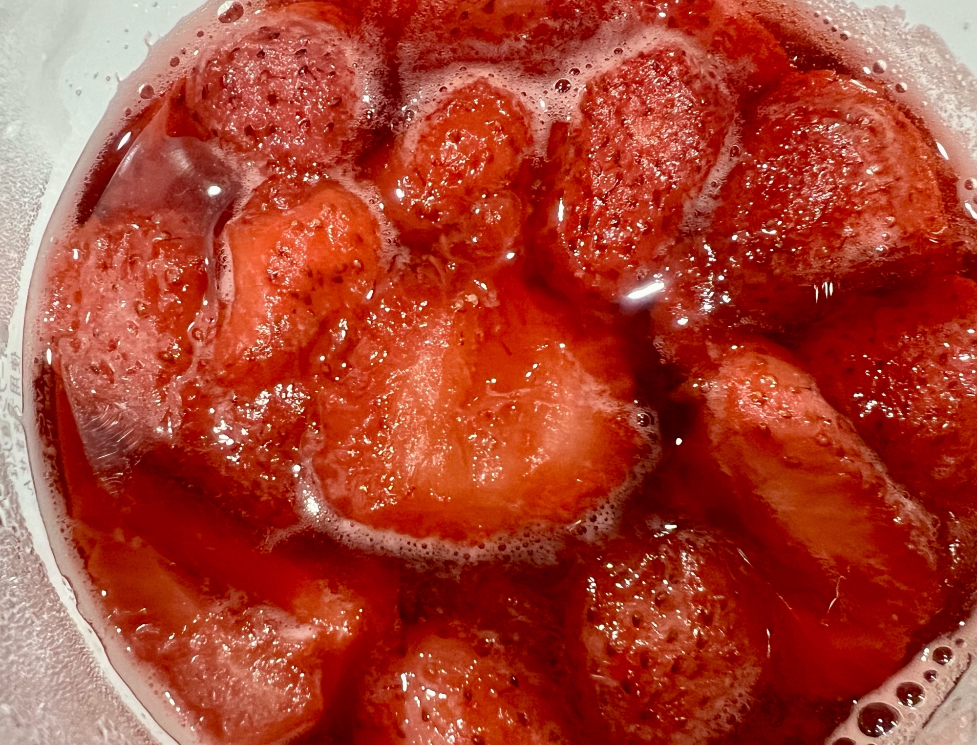 いちごのコンポート