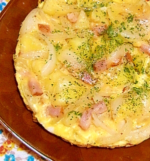 農夫の朝食 ジャーマンポテトのオムレツ レシピ 作り方 By メリッコ 楽天レシピ