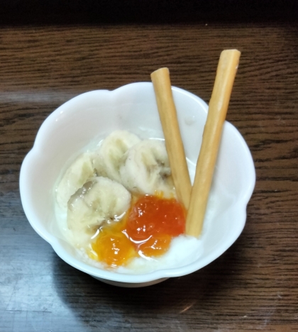 いちごポッキーヨーグルト