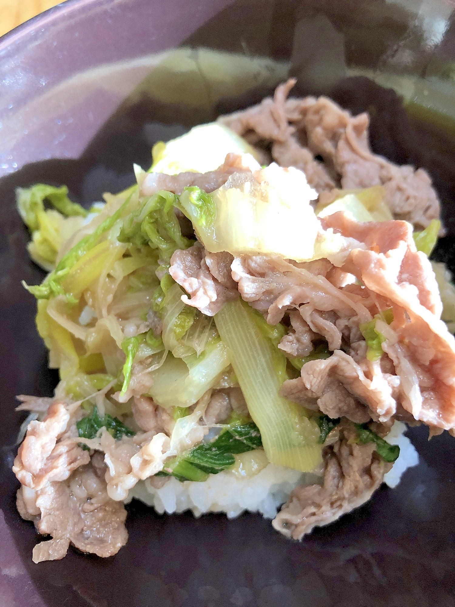 レンチンだけ！水なし牛丼