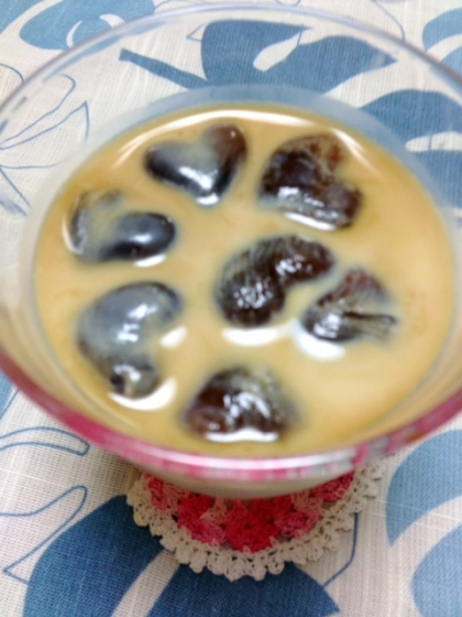 氷でバニラカフェオレ