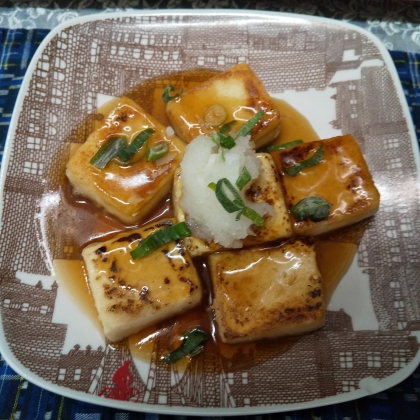 柚子胡椒＆たっぷり大根(おろし)de揚げだし豆腐